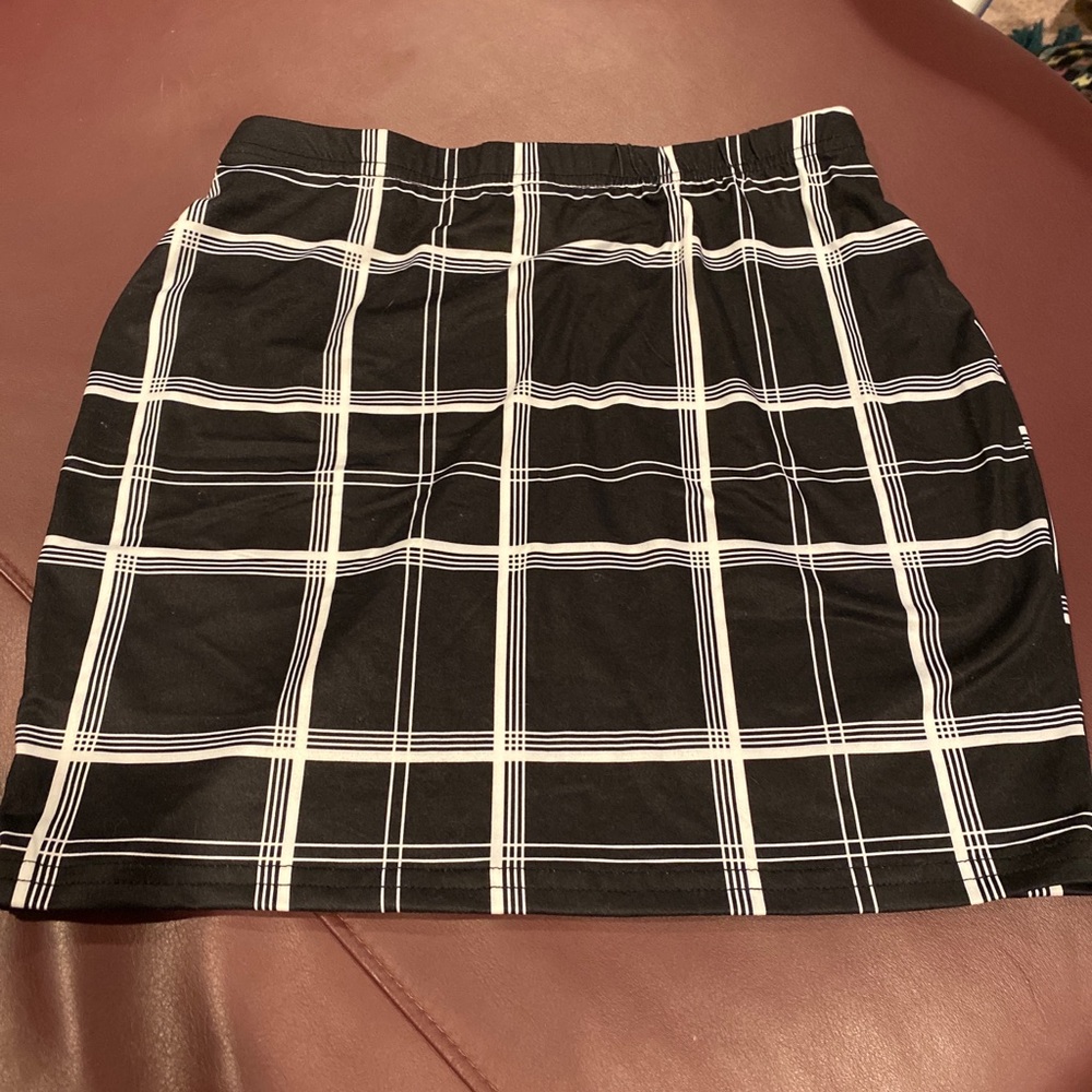 SHEIN plaid skirt